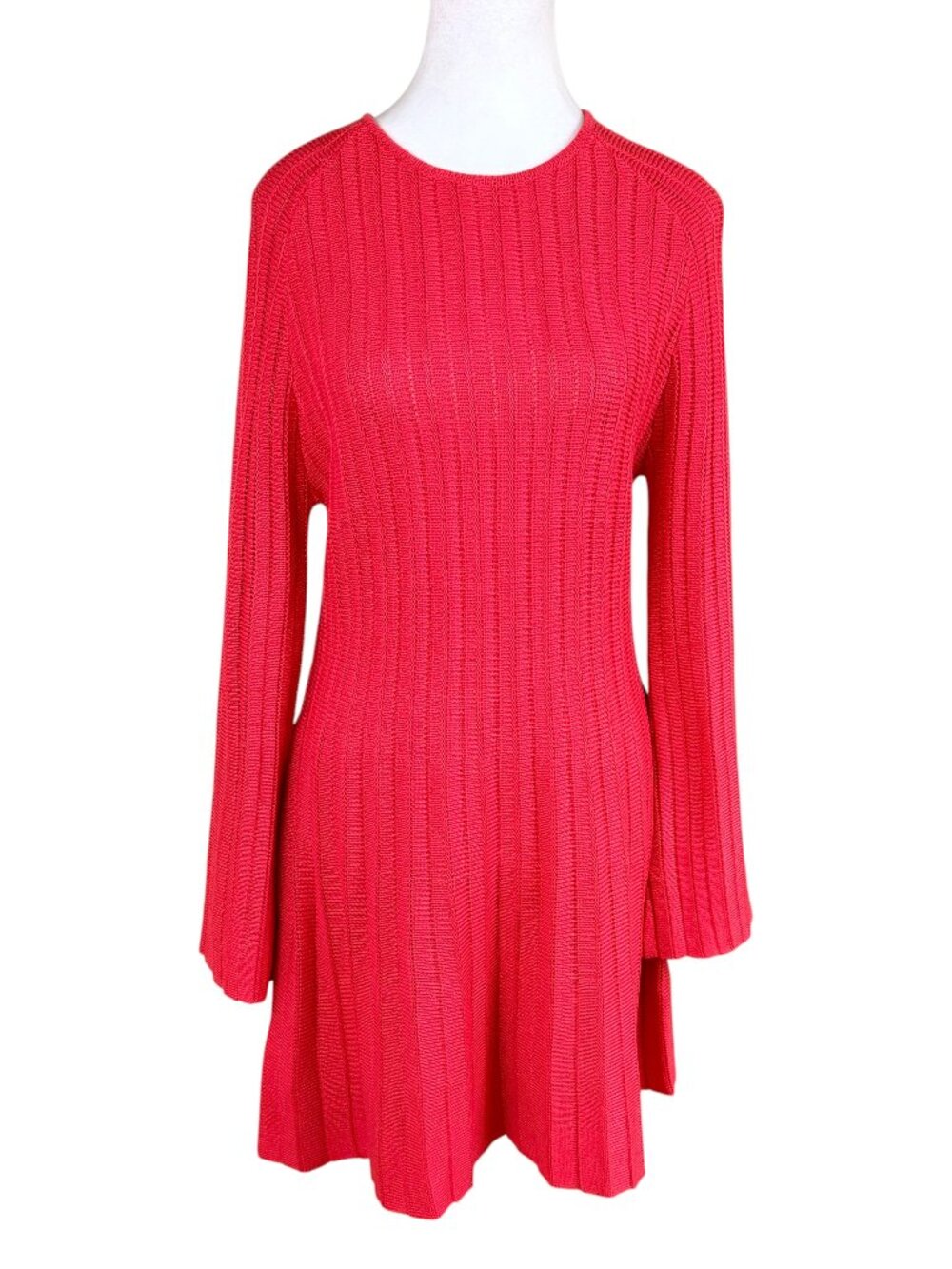 Tuckernuck Pomander Place Adi Knit Dress Red Orange (S)